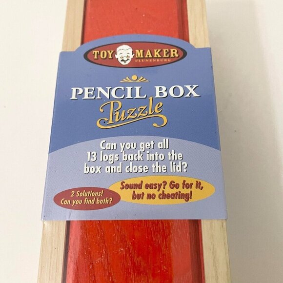 2005 Toy Maker Pencil Box Puzzle Log Game - Picture 2 of 12